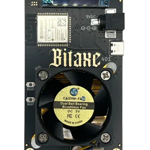 Bitaxe 401 Supra + Power Supply Bitcoin Miner 600GH/s+ by Bitcoin Merch®
