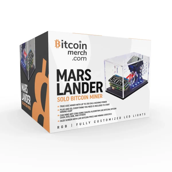 MARS LANDER V2 Solo Bitcoin Miner